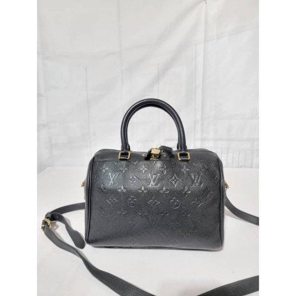Authentic Louis Vuitton Monogram Impreinte Leather Speedy 25 Bandouliere… - Picture 11 of 12
